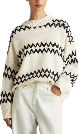 Reiss Ivy Fairisle Wool-Blend Jumper