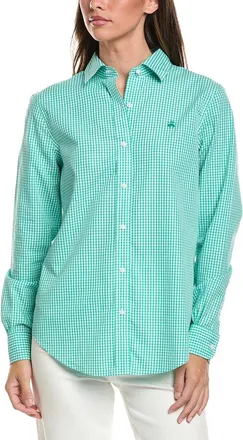 Brooks Brothers Classic Gingham Blouse