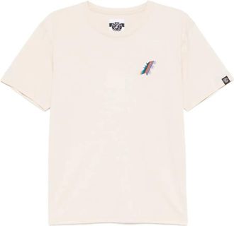 Sport b. logo-embroidered T-shirt - Neutrals