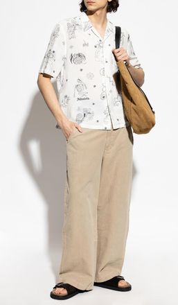 AllSaints Terra Shirt, Mens, Cream