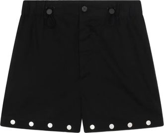 Nanushka Bermuda con bottoni - Nero