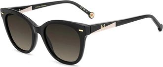 Carolina Herrera 0360/S 807(Ha) Zonnebril - Dames - Zonnebrillen - Zwart - 53 MM - Accessoires