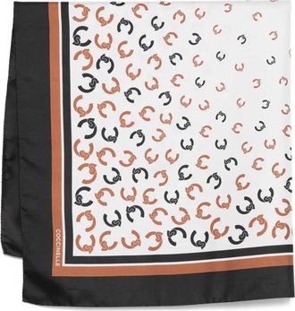 Coccinelle silk scarf - women - Silk - One Size - Red