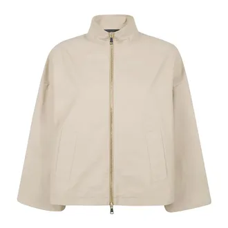 Fabiana Filippi Light Jackets, female, Beige, Size: XS Fabiana Filippi Sweaters Beige