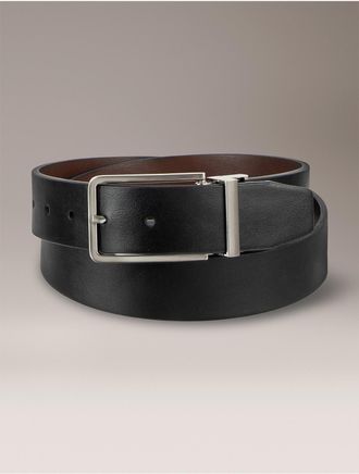 Calvin Klein Mens Reversible Harness Belt - Black - XL