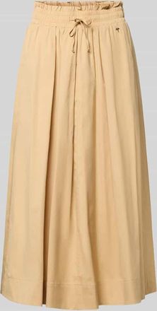 Joop Midirock mit elastischem Bund Modell Saviana in Beige, Gr&ouml;&szlig;e 34
