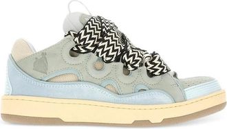 Lanvin Curb Sneakers - Heren - Sneakers - Blauw - 42 EU - Leer - Schoenen