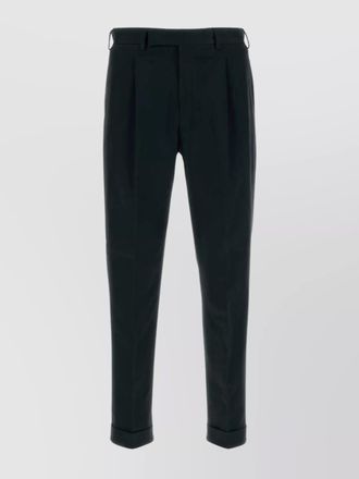Pantaloni Torino stretch cotton tailored trousers