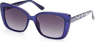 Guess GU7829 90B Womens Sunglasses Blue Size 56