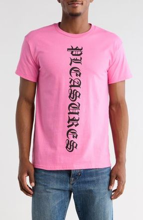 Pleasures Knight Graphic T-Shirt in Pink at Nordstrom, Size Xx-Large