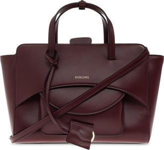 Hidesins Flap Medium Bag - Dames - Handtassen - Rood - ONE Size - Leer - Tassen