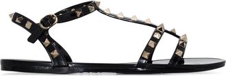 Valentino Garavani Rockstud Flat Rubber Sandal