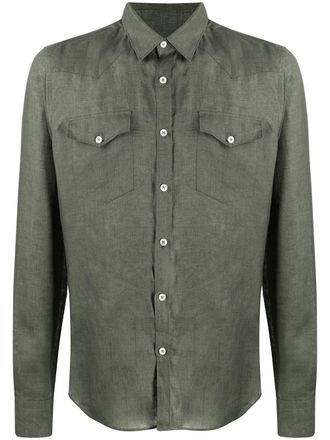Dell'Oglio Effen overhemd - Groen