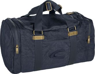 Camel Active Weekender CAMEL ACTIVE Journey, Damen, Gr. B/H/T: 46cm x 24cm x 18cm, blau, Nylon, aufgeraut, bestickt, clean, unifarben, Taschen Weekender, Unisex Re