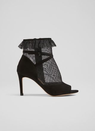 L.k. Bennett Womens Juliette Ankle Boots, Black Leather - Size UK 3