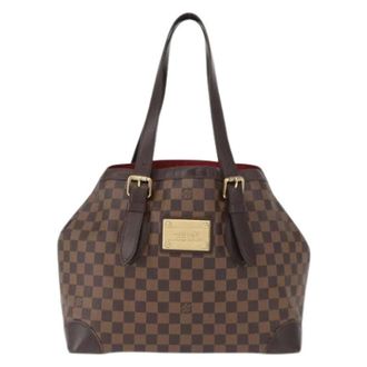 Louis Vuitton Pre-owned Tote Bags, female, Brown, Size: ONE SIZE Pre-owned Canvas Tote Bag