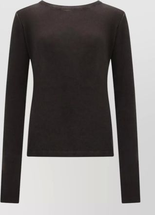 Uma Wang long sleeve crew neck womens top