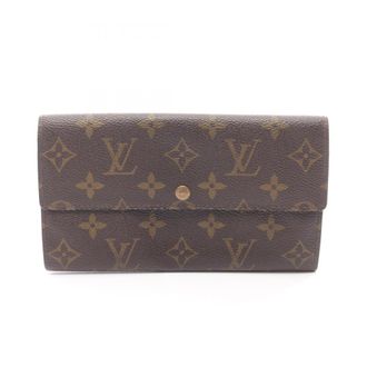 Louis Vuitton Brown Monogram Pvc Leather Long Wallet (Bi-Fold) (Pre-Owned)