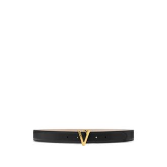 Versace Dames, Accessoires, Zwart, Maat: 75 CM Leer
