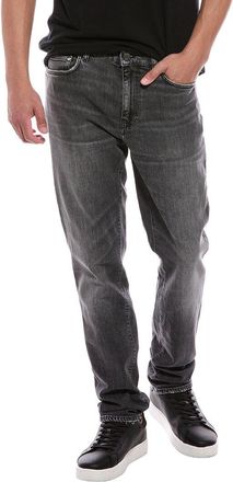 Blk Dnm Blk Dnm Charcoal Grey Straight Jean