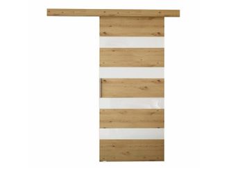 Mirjan24 Mobilier1 - Puerta Corredera Closico 179, Roble Artisan + Blanco