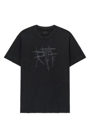 Rta Liam Logo Graphic T-Shirt in Black Rta Thorn at Nordstrom, Size Xxx-Large