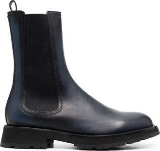 【関税込み】alexander mcqueen 'Slash' ankle boots Alexander McQueen Slash 90mm ribbed-knit Boots | Black