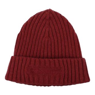C.P. Company C.p. Company, Accessoires, Heren, Rood, ONE Size, Wol, Wollen Beanie