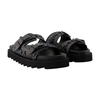 Toga Archives Womens Sandal Black Calfskin