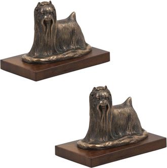 OEM Yorkshire Terrier, York, York, Yorkie: Estatuilla De Perro, Figura De Oficina, Trofeo Para Una Exposici&oacute;n De Perros De Art-dog