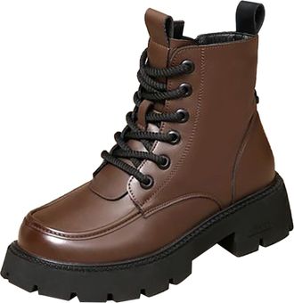 Generic Womens Waterproof Snow Boots WomenS Snow Boots Knee High Chunky Heel Side Zip Elegant Classic Walking Booties For Women Walking