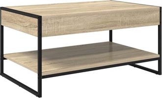 vidaXL Mesa De Caf&eacute; Sonoma 80 X 50 X 40 Cm Madera Contrachapada Vidaxl