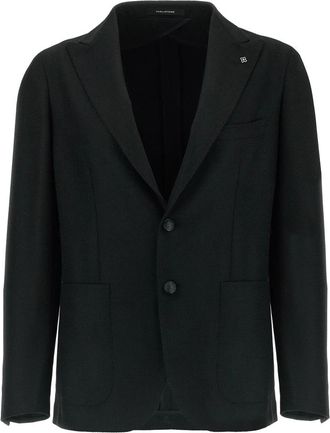 Tagliatore Micro Squares Blazer - Heren - Blazers - Zwart - 3XL - Wol - Jassen