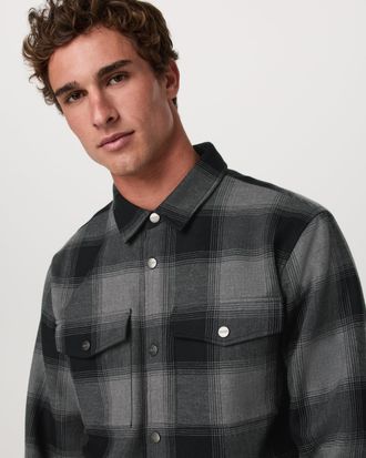 Vuori Clothing Range Shirt Jacket 2.0 | Oregano Arrowhead Plaid | Medium