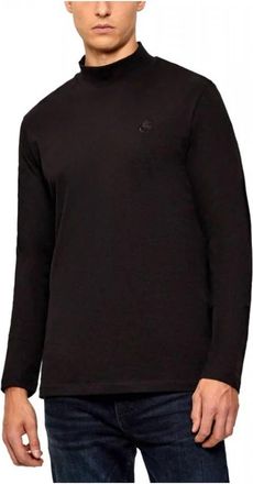 Karl Lagerfeld Tops > T-shirts - Heren - T-shirts - Zwart - XL - Katoen - Tops