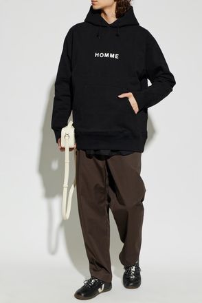 Comme Des Gar&ccedil;ons Comme Des Gar&ccedil;ons Homme Plus Hoodie, Mens, Black