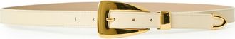 B-Low The Belt Briar Leather Belt in Cream Gold at Nordstrom, Size X-Small