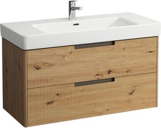 Laufen Laufen Juna Mueble Bajo Lavabo, 2 Cajones, Incl. Sistema