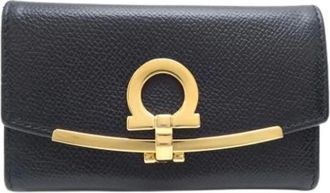 Ferragamo Pre-owned Accessories, unisex, Black, Size: ONE SIZE Pre-owned Keycase