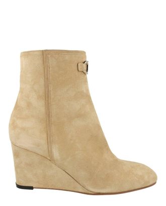 Ferragamo Catuja 70 Suede Ankle Booties
