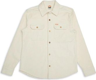 Deus Cord Vakantieshirt - Heren - Casual Overhemden - Beige - XL - Katoen - Overhemden