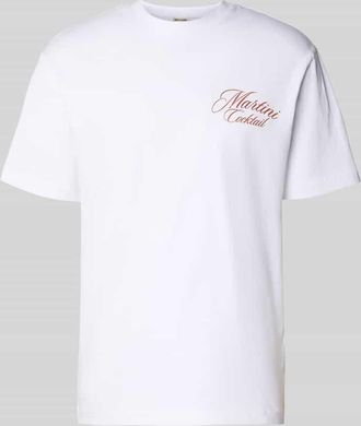 Only & Sons Regular Fit T-Shirt aus reiner Baumwolle Modell FRED in Weiss, Gr&ouml;&szlig;e XXL