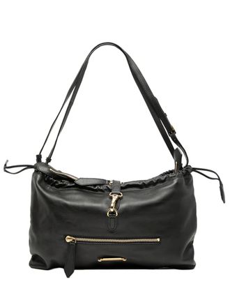 Burberry 2000-2017 Leather Big Crush shoulder bag - Black