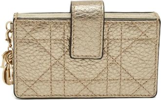Dior Portacarte Lady Dior - Oro