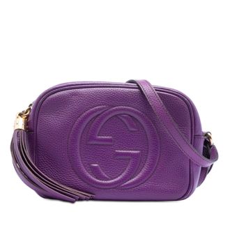 Gucci Tweedehands Leren Soho Disco Schoudertas