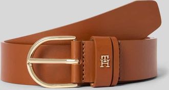 Tommy Hilfiger G&uuml;rtel aus echtem Rindsleder Modell EFFORTLESS 3.0 in Cognac, Gr&ouml;&szlig;e 100