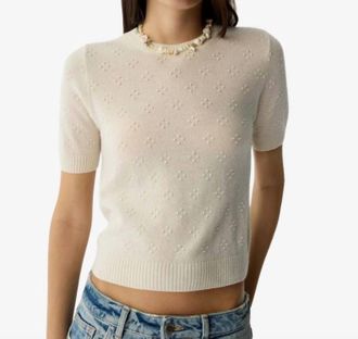 Guest In Residence Compass Sweater Tee In Cream