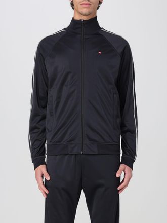 Diesel Felpa in poliestere con zip e logo Diesel