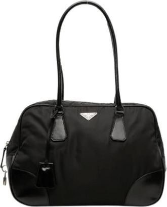 Prada Pre-owned Shoulder Bags, female, Black, Size: ONE SIZE Pre-owned Shoulder Bag