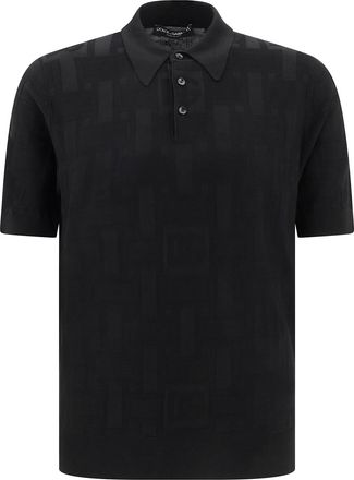 Dolce & Gabbana Silk Polo Shirt